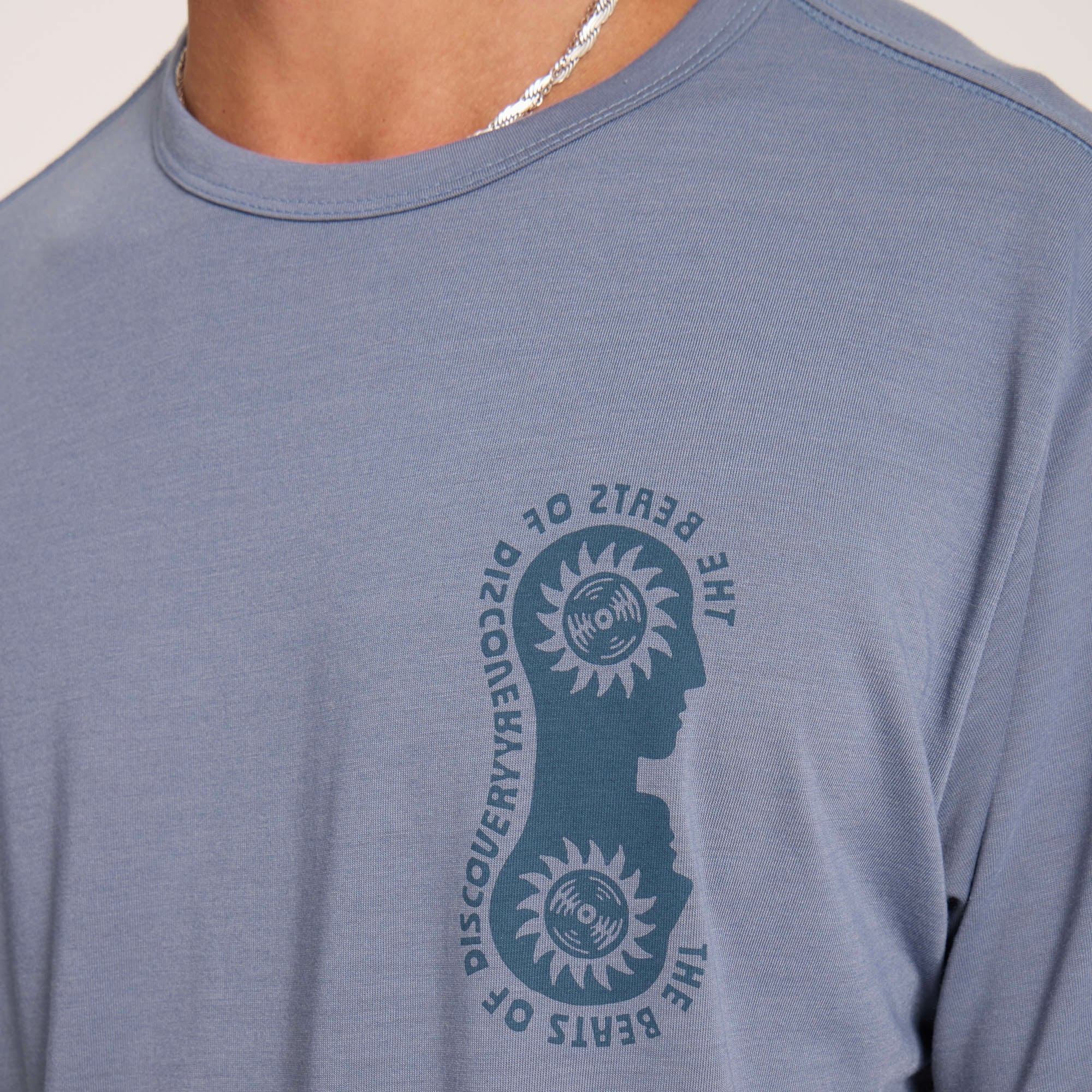 Roark Mathis Active Short Sleeve Tee in Neptune - Men|Run / Active