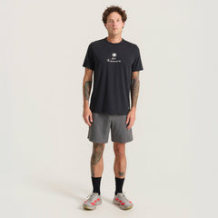 Roark Mathis Active Short Sleeve Tee in Chaos Black - Men|Run / Active