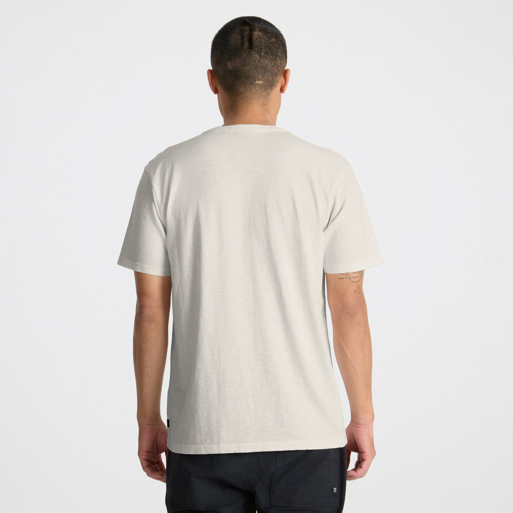 Roark Well Worn Organic Short Sleeve Tee in Off White - Men