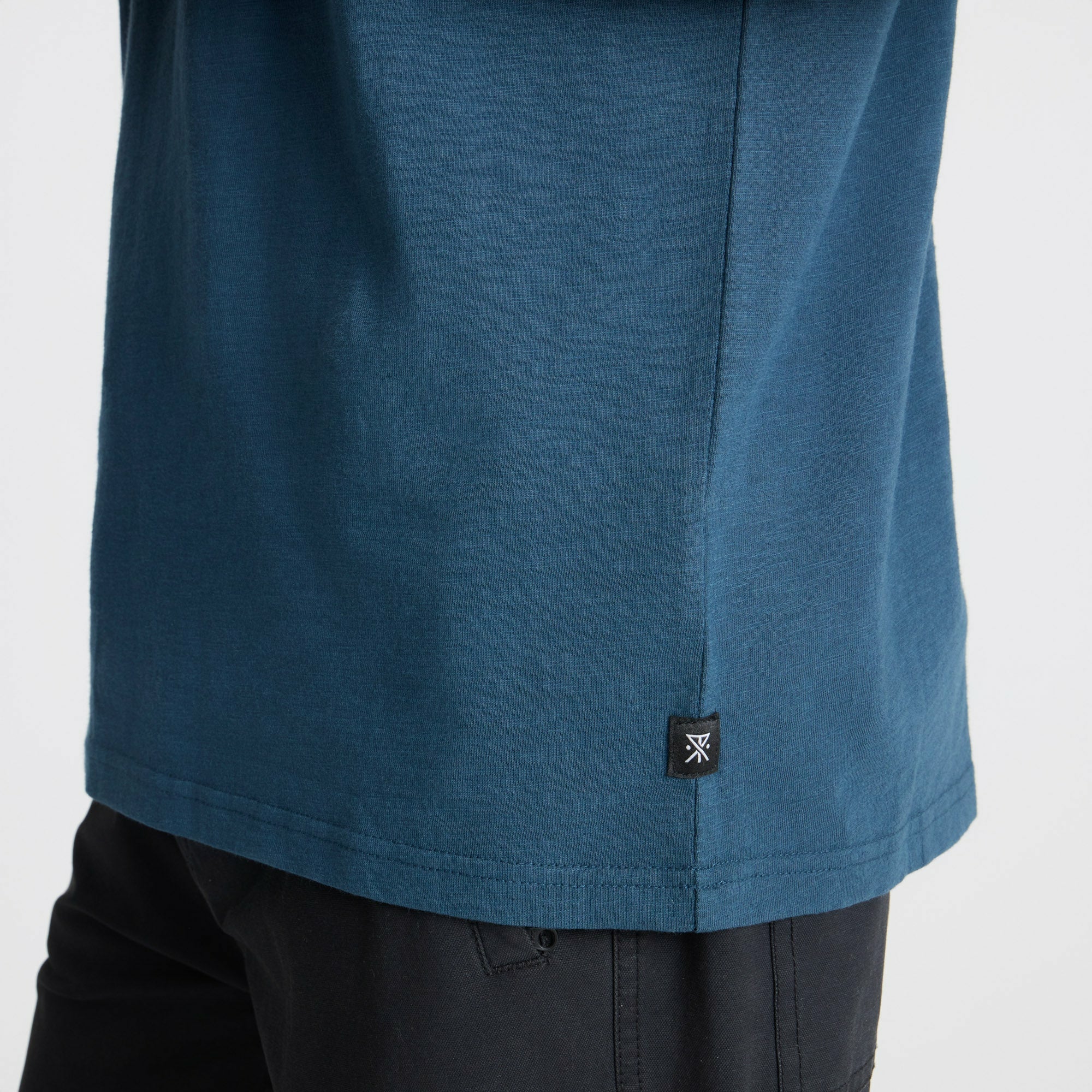 Roark Well Worn Organic Short Sleeve Tee in Navy - Men