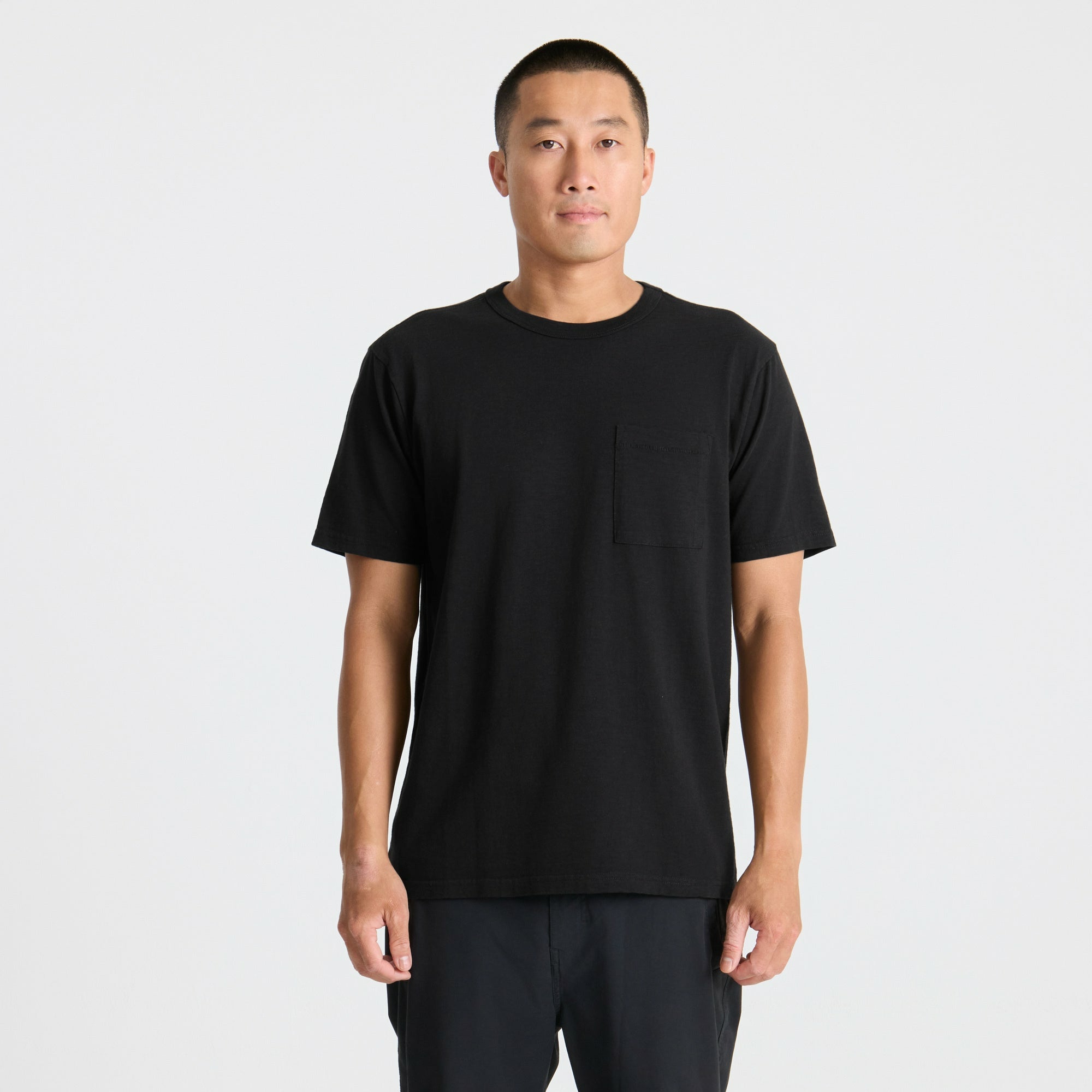 Roark Well Worn Organic Short Sleeve Tee in Black - Men