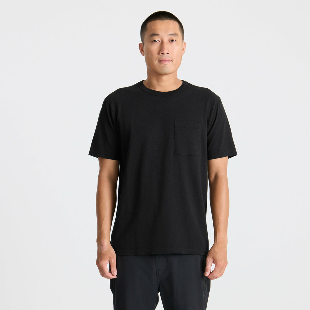 Roark Well Worn Organic Short Sleeve Tee in Black - Men