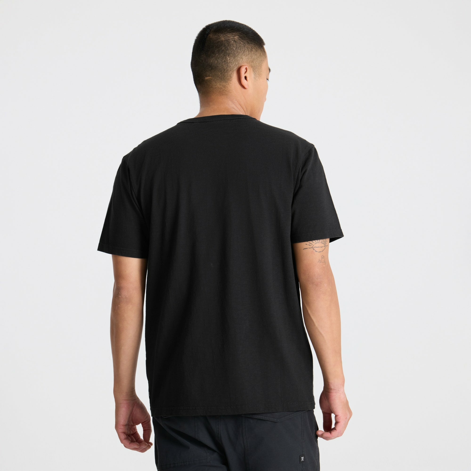 Roark Well Worn Organic Short Sleeve Tee in Black - Men