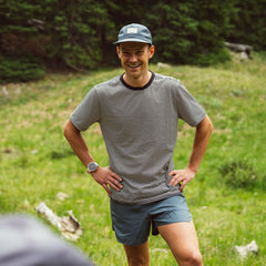 Roark Borrego Short Sleeve Active Tee in Stripe - Men|Run / Active