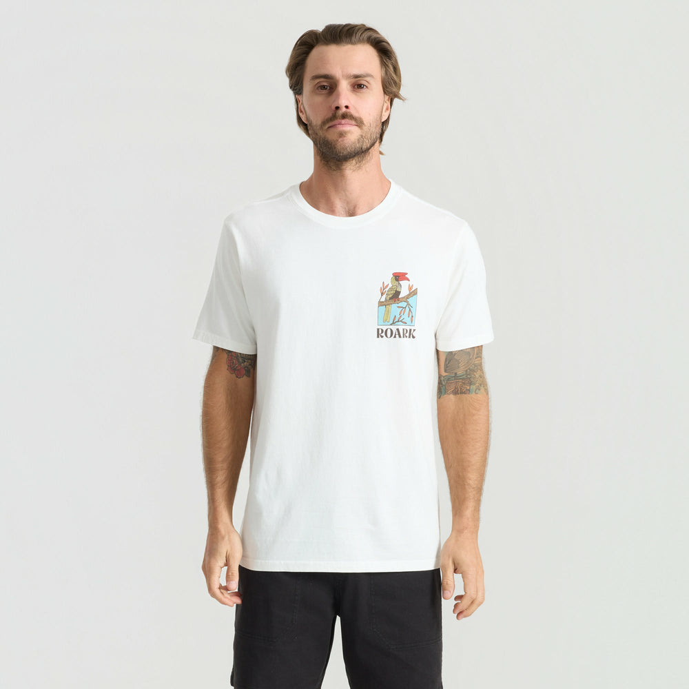 Roark Enjoy Premium Tee in Off White - Men