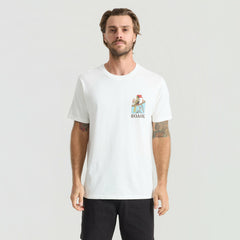 Roark Enjoy Premium Tee in Off White - Men