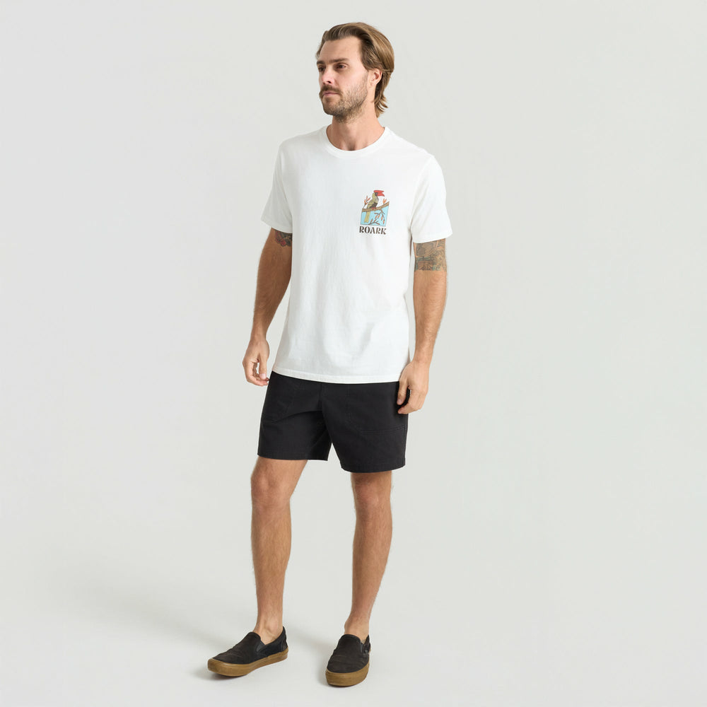Roark Enjoy Premium Tee in Off White - Men