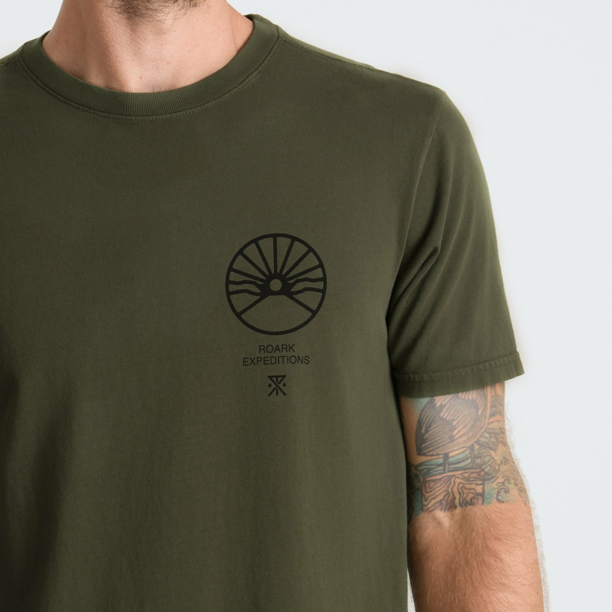 Roark Roark Expeditions Premium Tee in Military - Men