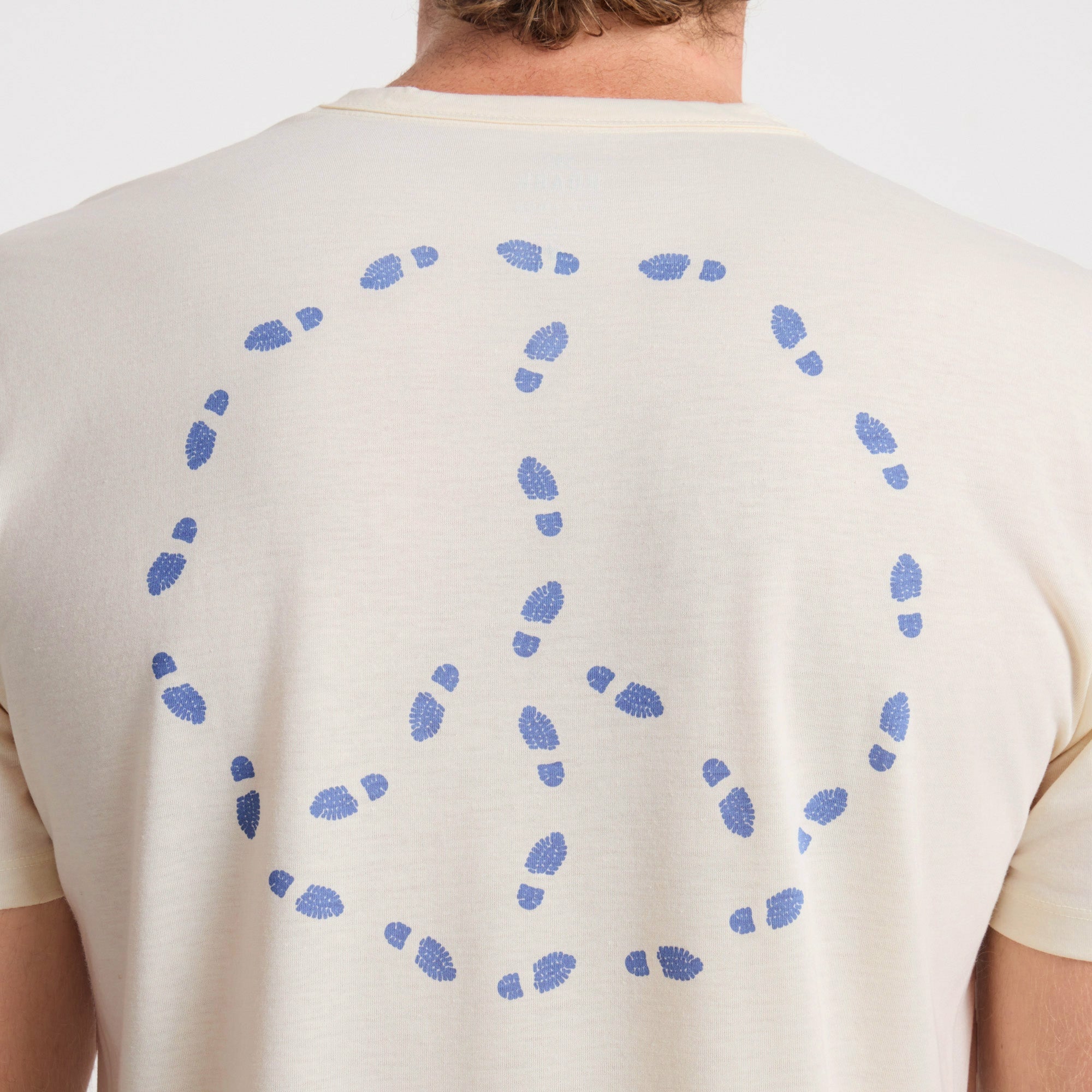 Roark Mathis Active Short Sleeve Tee in Unbleached - Men|Run / Active
