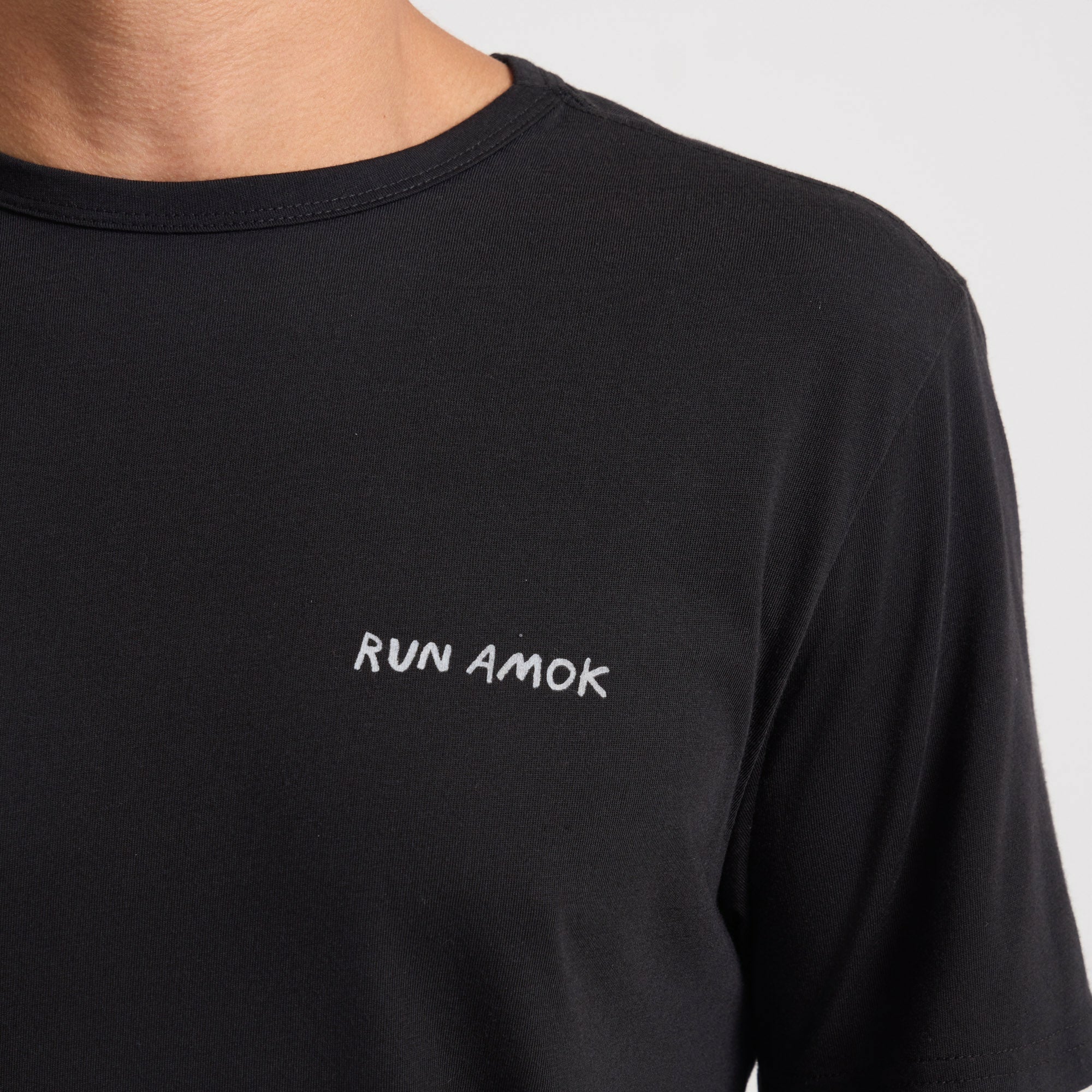 Roark Mathis Active Short Sleeve Tee in Black - Men|Run / Active