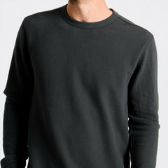 Roark Well Worn Thermal Long Sleeve Tee in Onyx - Men
