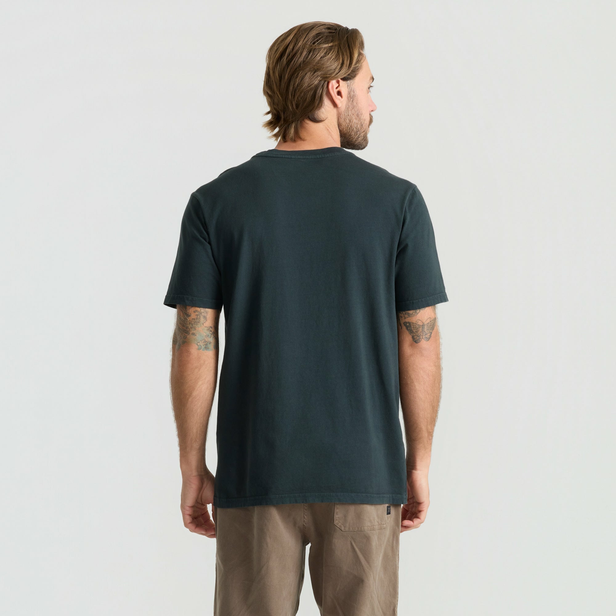 Roark Roark Premium Tee in Washed Black - Men