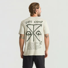 Roark Safecamp Premium Tee in Fossil - Men