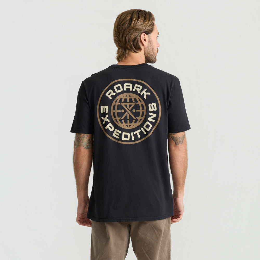 Roark Goin Global Premium Tee in Black - Men