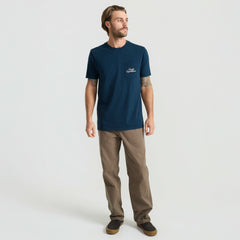 Roark Expeditions Pocket Premium Tee in Navy - Men
