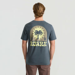 Roark Palm Premium Tee in Charcoal - Men