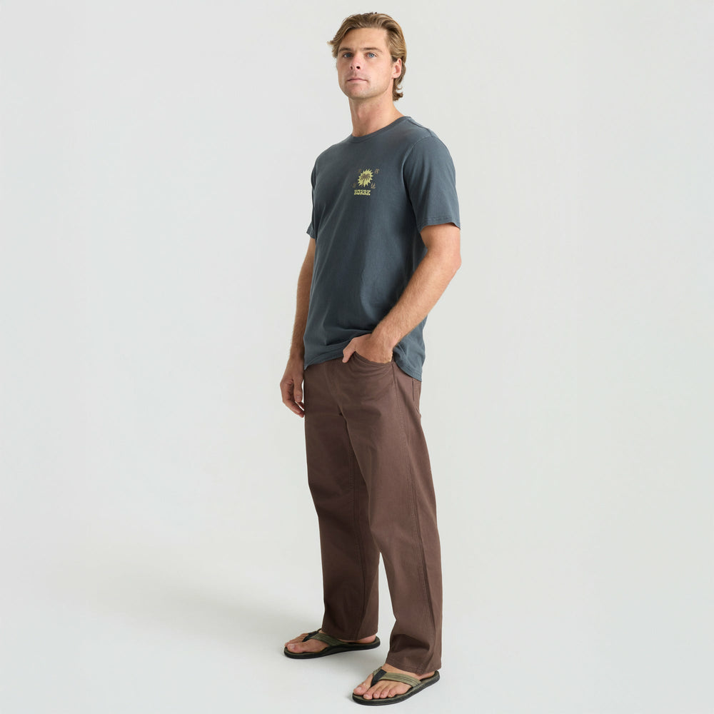 Roark Palm Premium Tee in Charcoal - Men