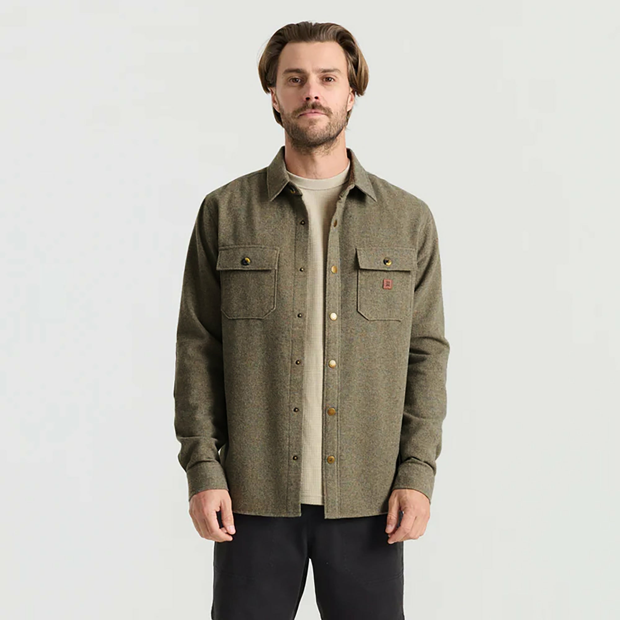 Roark Nordsman Flannel in Dusty Green - Men
