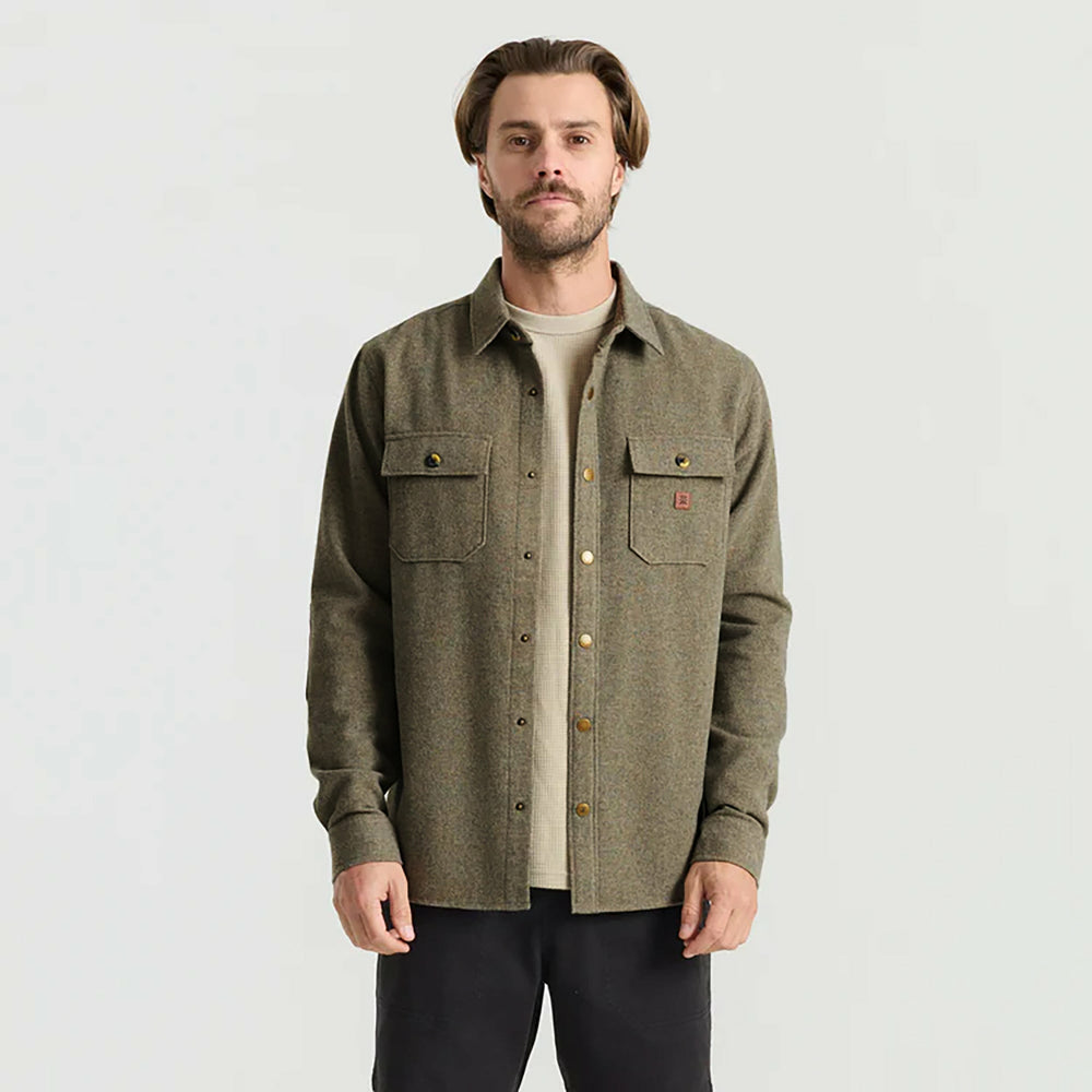 Roark Nordsman Flannel in Dusty Green - Men