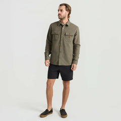 Roark Nordsman Flannel in Dusty Green - Men