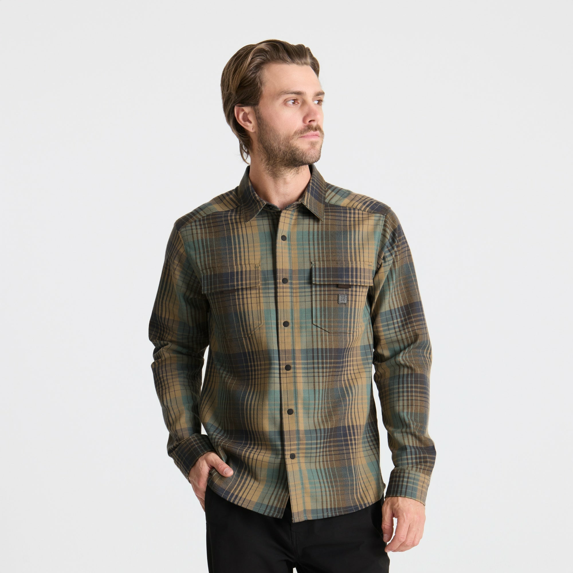 Roark Diablo Flannel in Khaki - Men