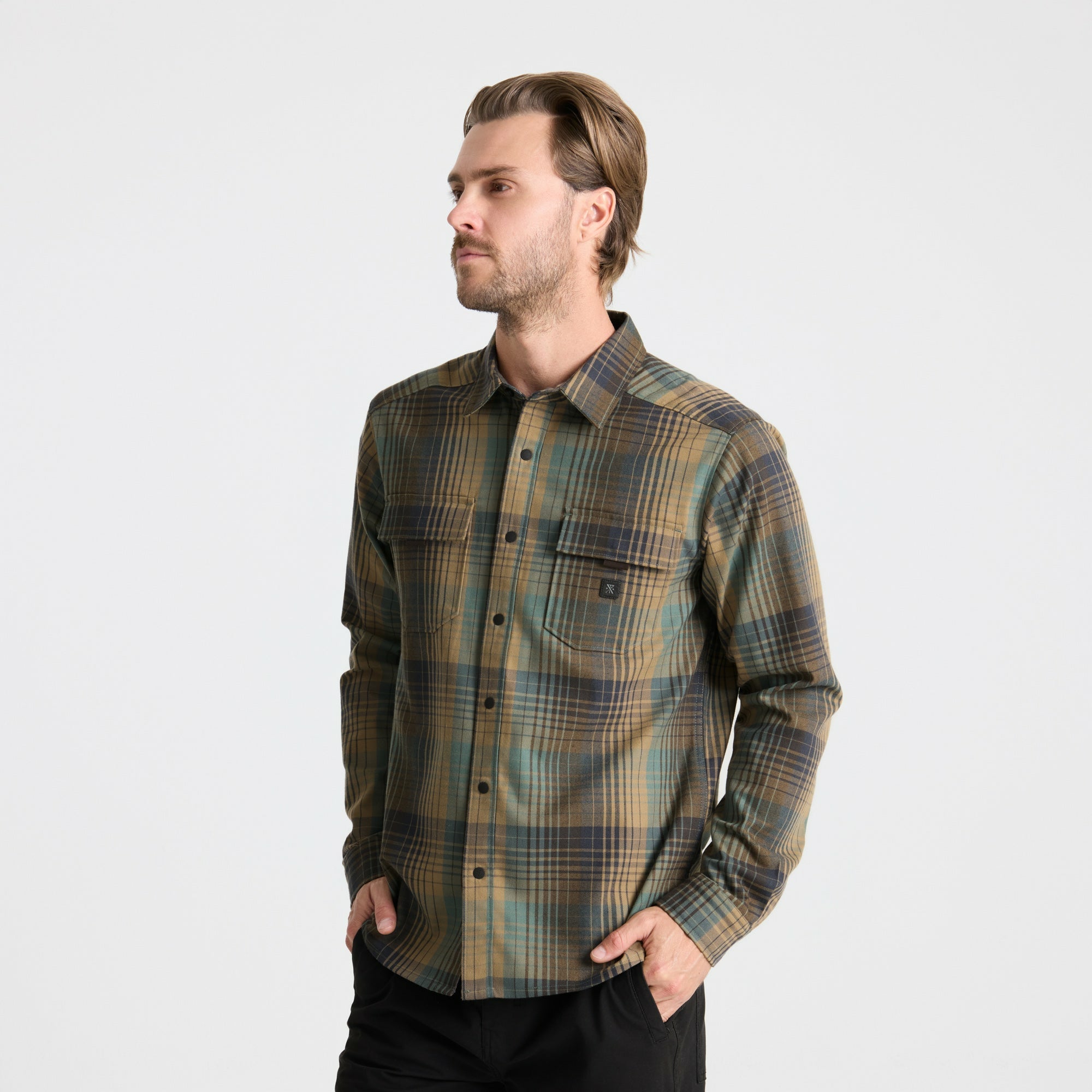 Roark Diablo Flannel in Khaki - Men