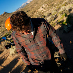 Roark Diablo Flannel in Sangria - Men