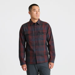 Roark Diablo Flannel in Sangria - Men