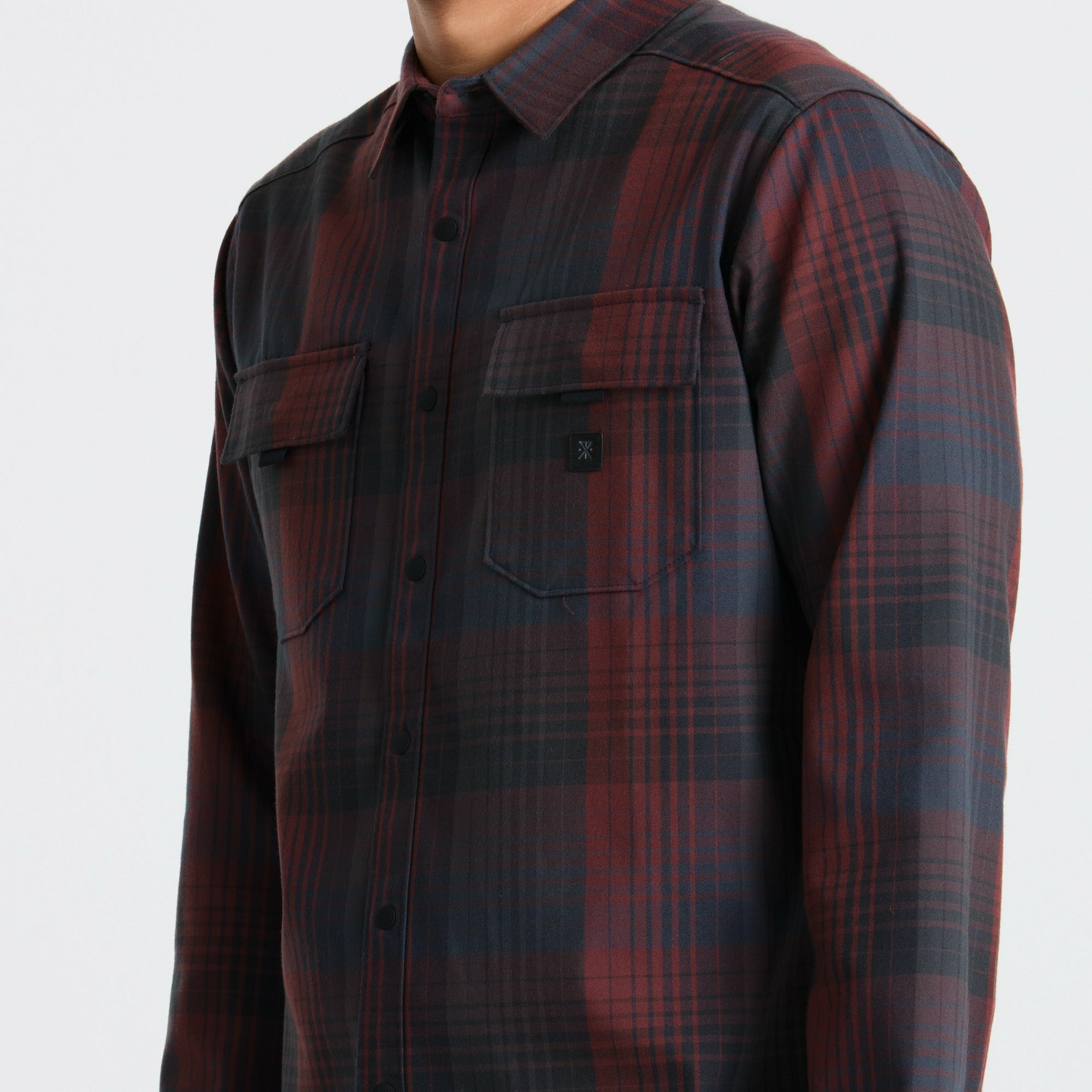 Roark Diablo Flannel in Sangria - Men
