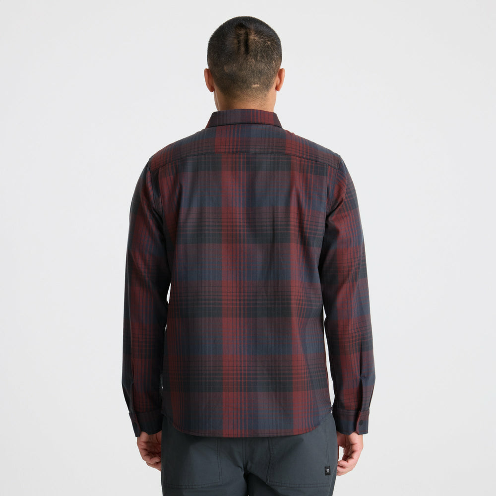 Roark Diablo Flannel in Sangria - Men