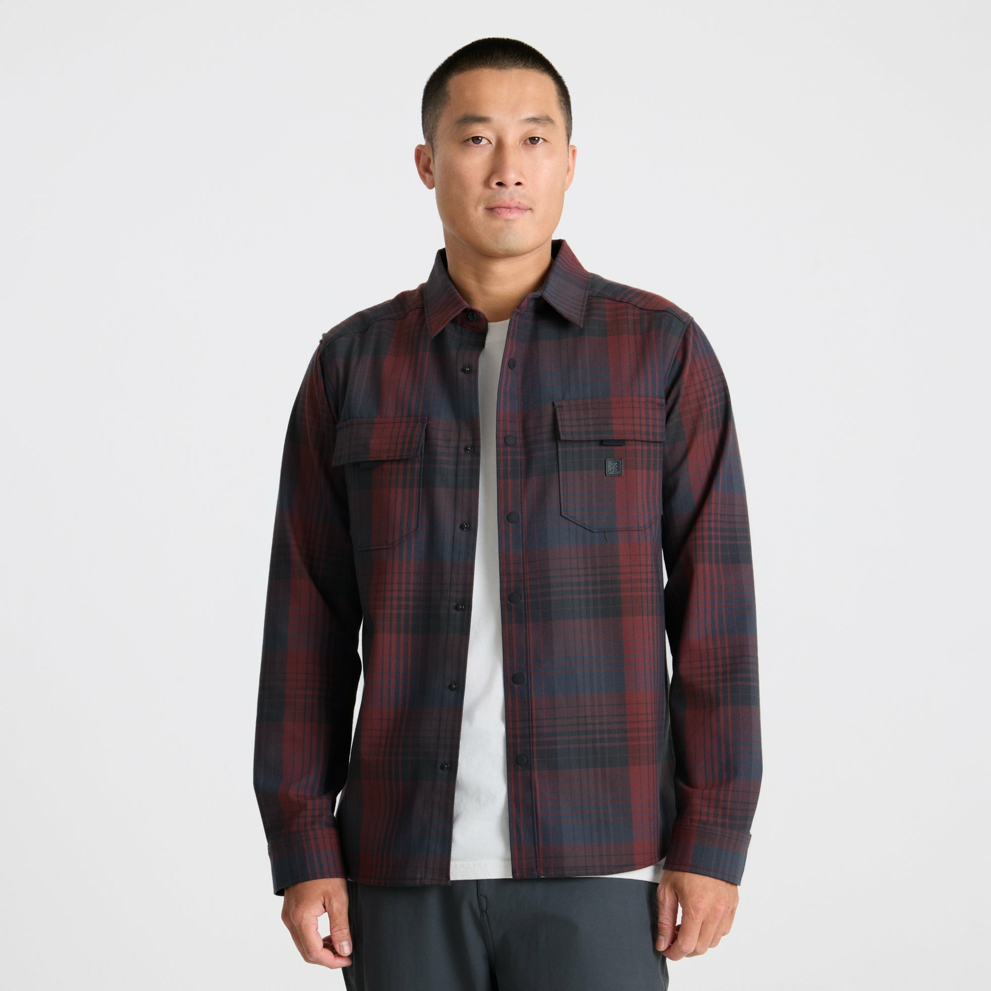 Roark Diablo Flannel in Sangria - Men