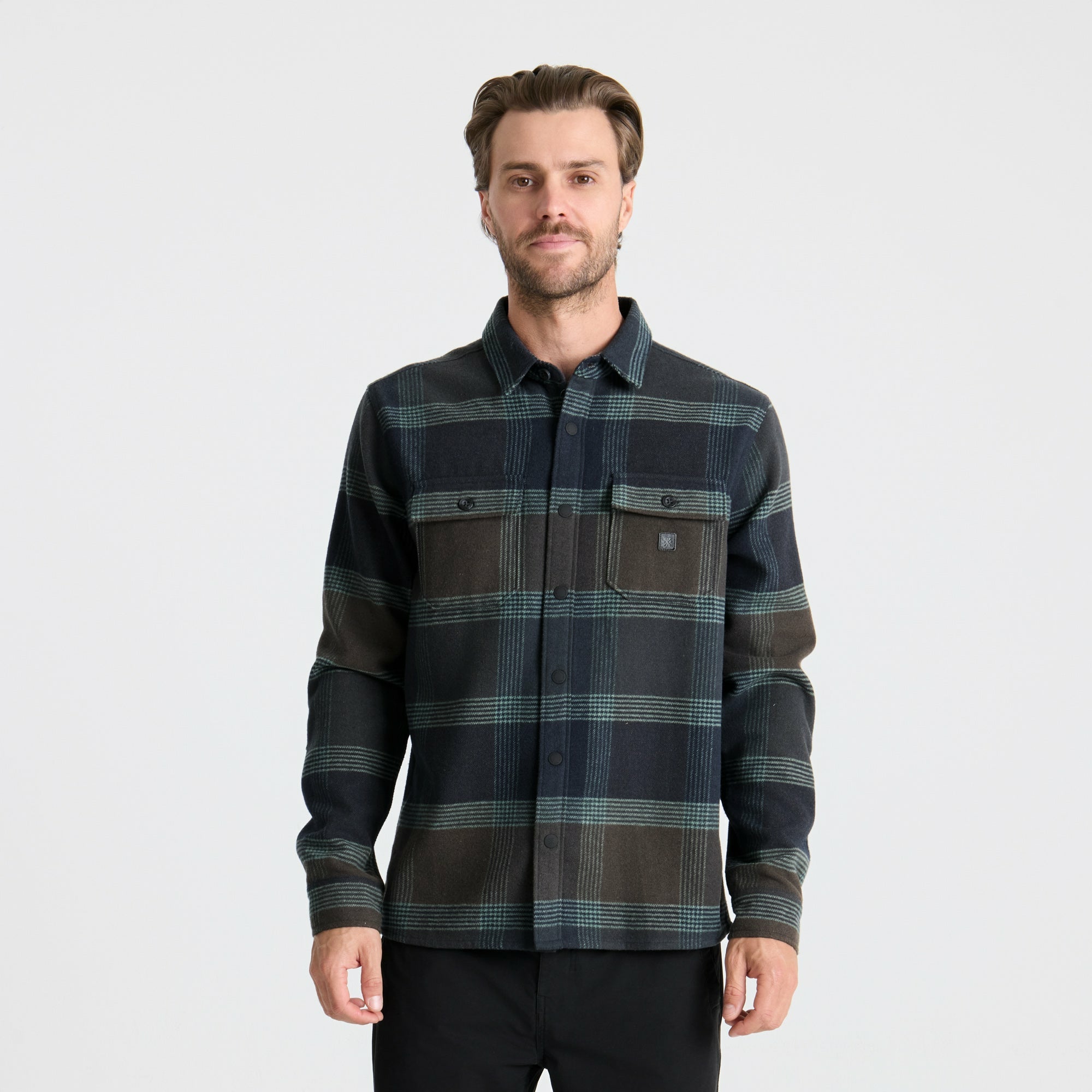 Roark Nordsman Flannel in Deep Navy - Men