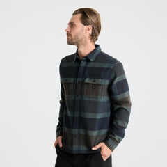 Roark Nordsman Flannel in Deep Navy - Men
