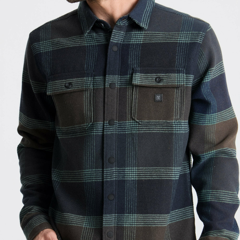 Roark Nordsman Flannel in Deep Navy - Men