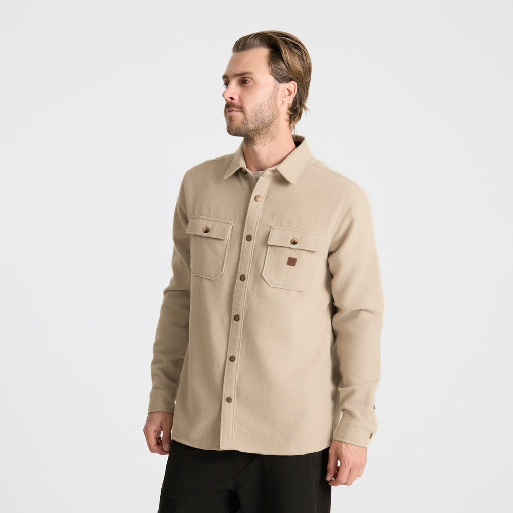 Roark Nordsman Flannel in Fossil - Men