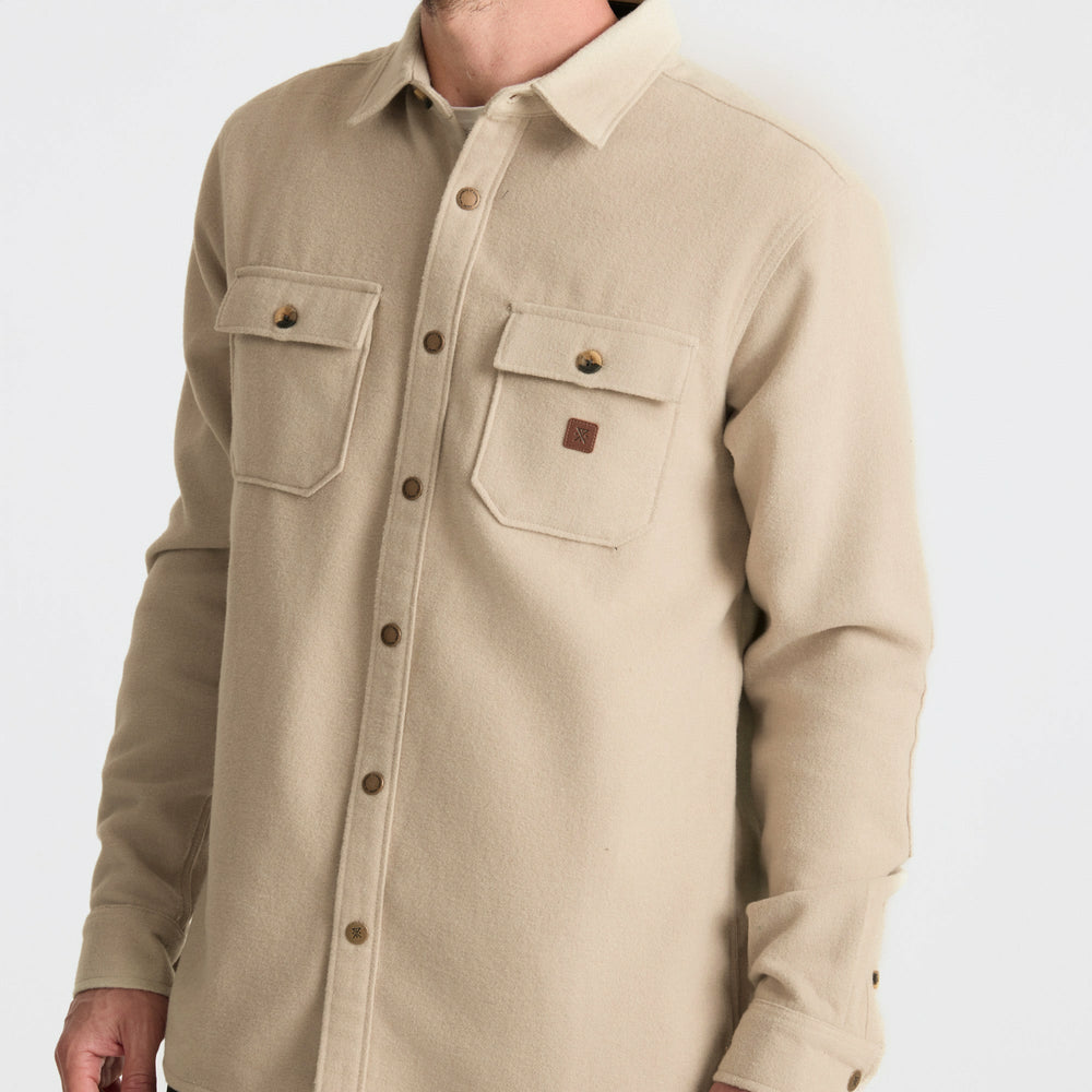 Roark Nordsman Flannel in Fossil - Men