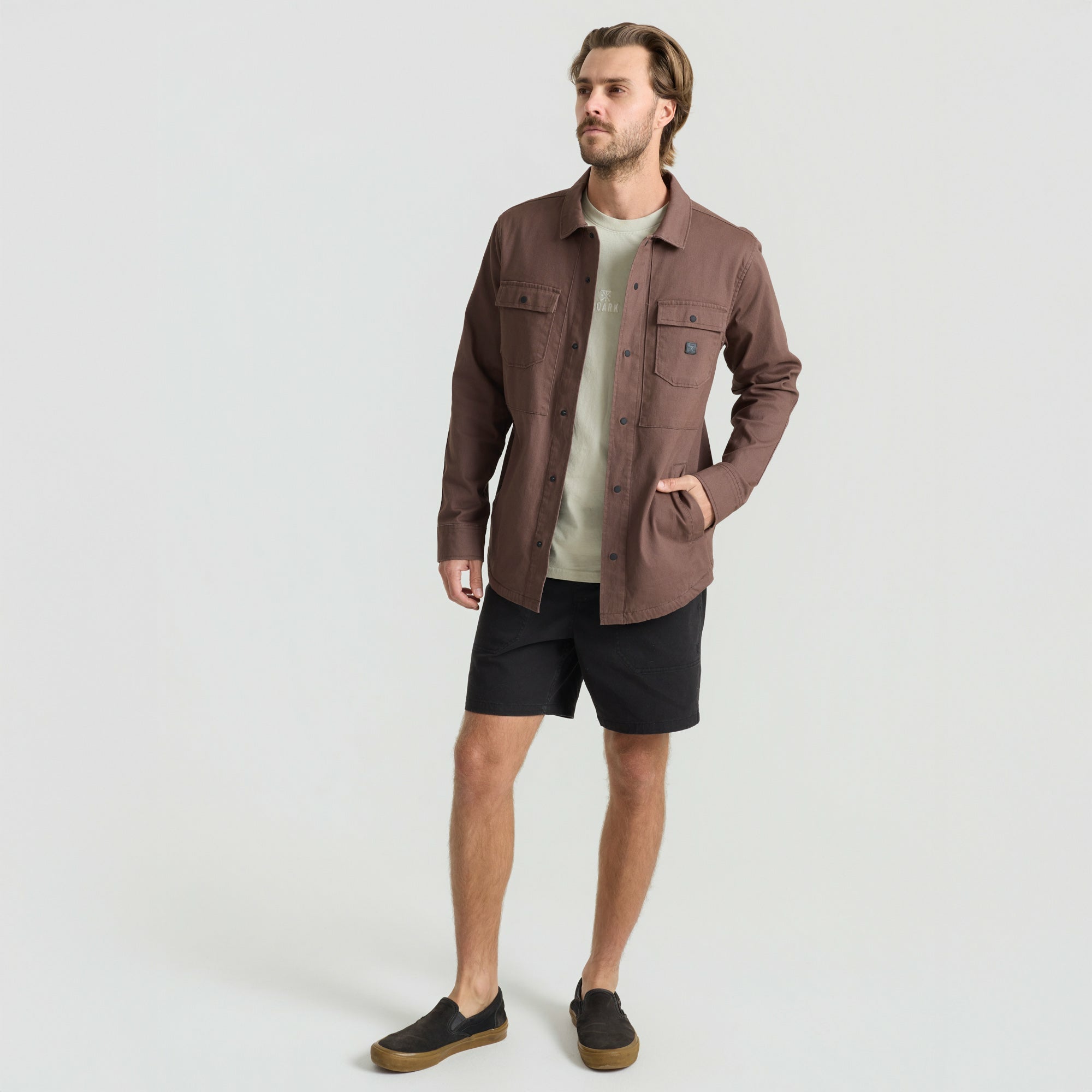 Roark Hebrides Unlined Jacket in Cocoa Bean - Men