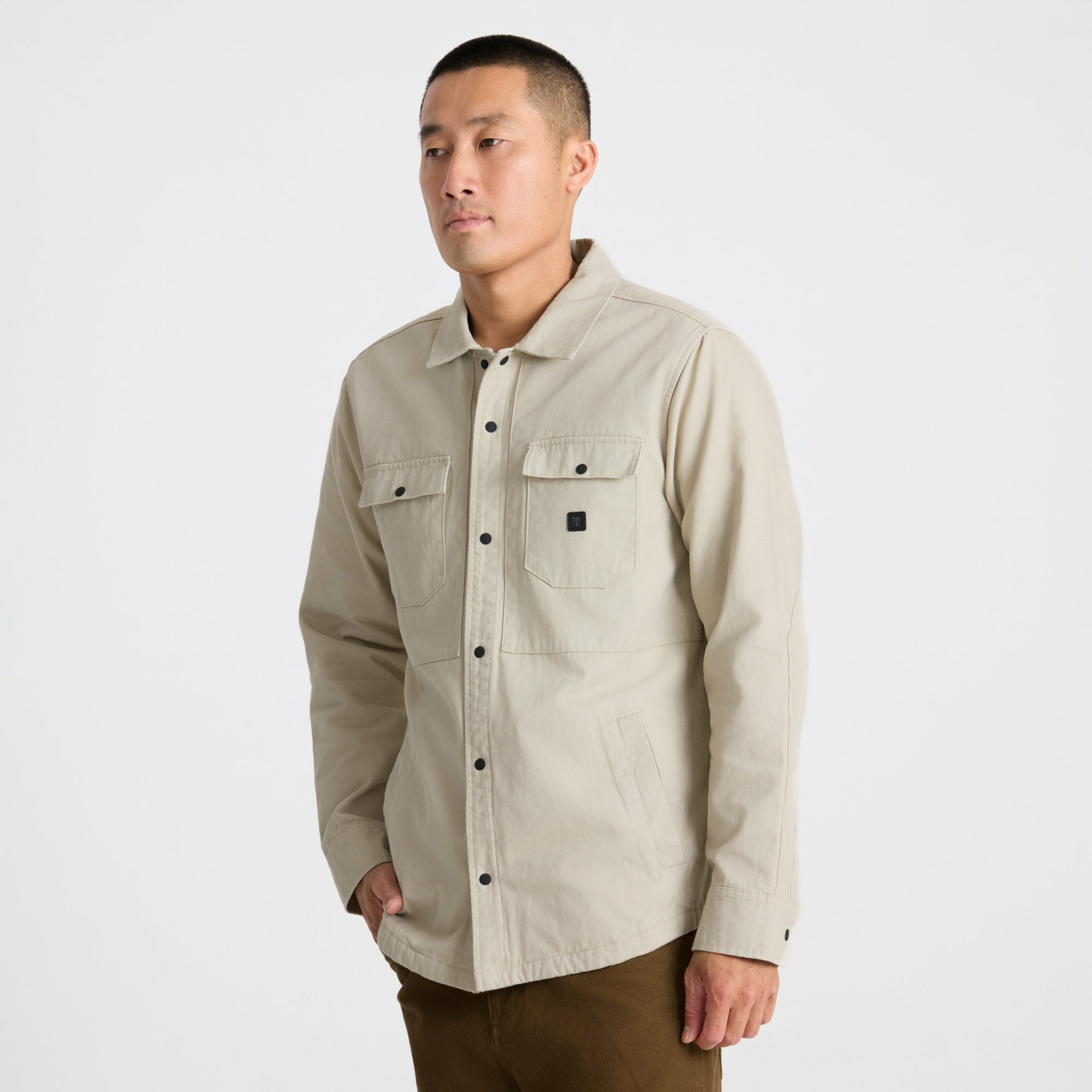 Roark Hebrides Unlined Jacket in Fossil - Men