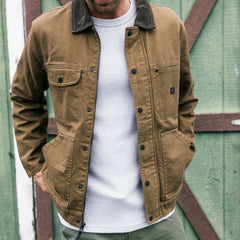 Roark Open Roads Waxed Canvas Jacket in Otter - Men