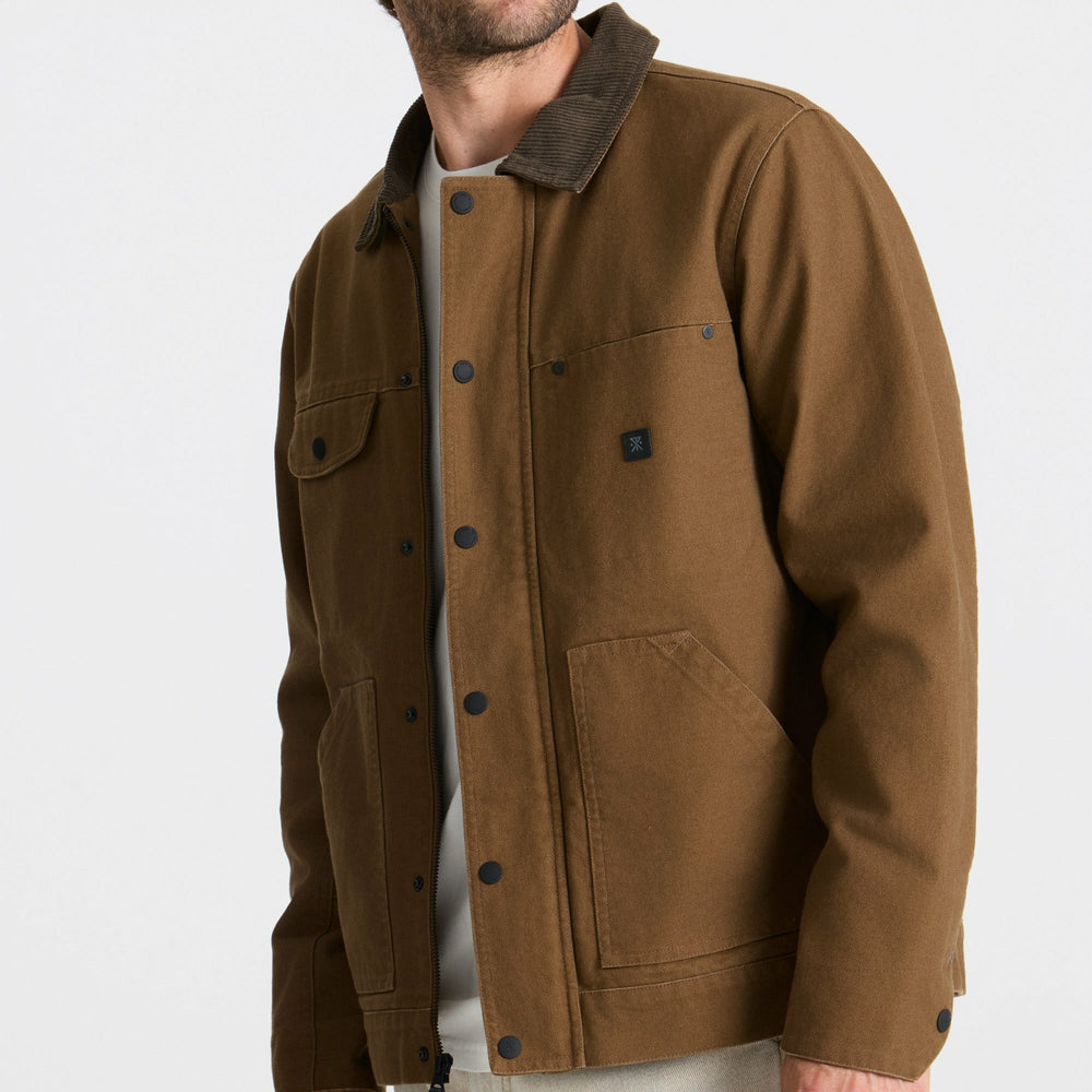 Roark Open Roads Waxed Canvas Jacket in Otter - Men