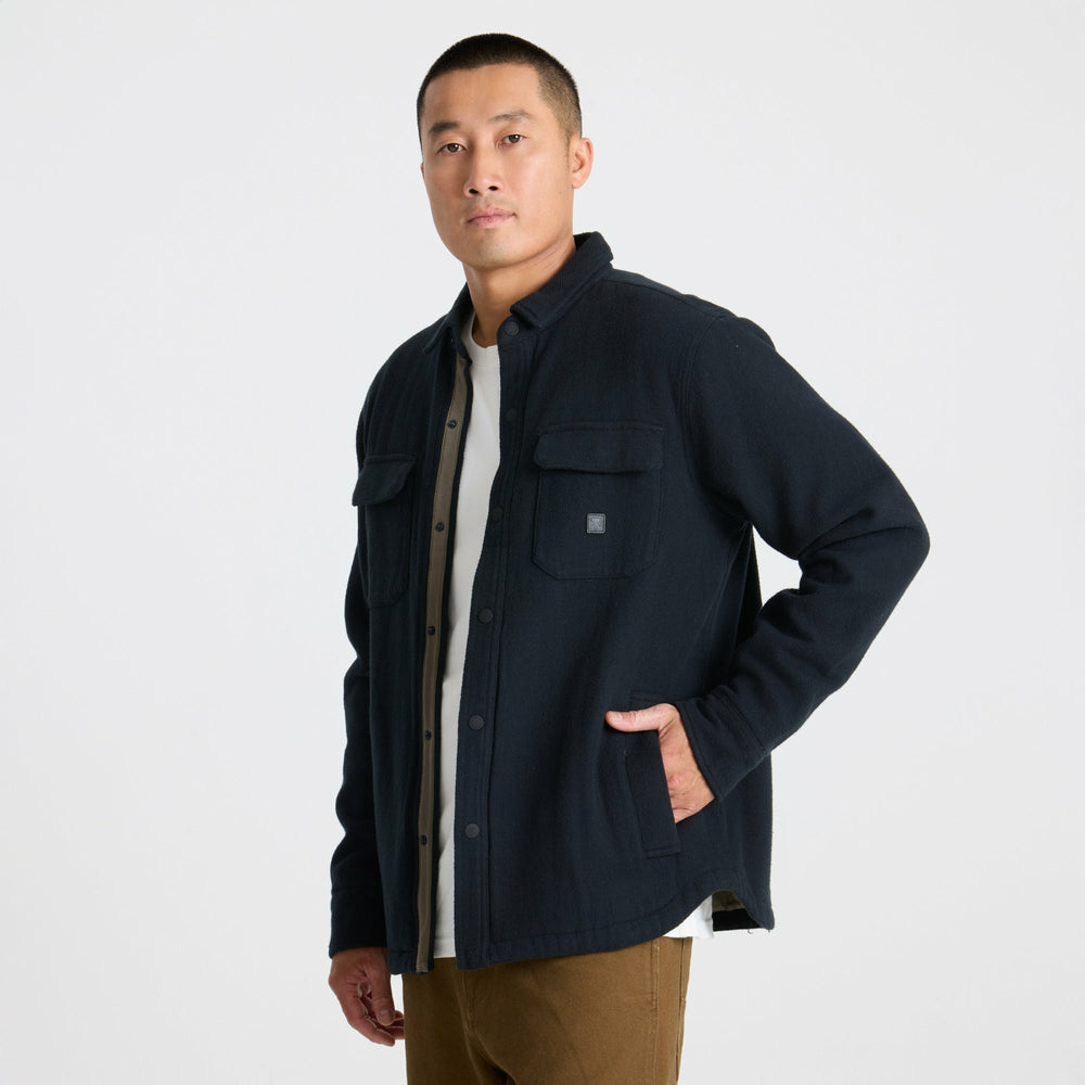 Roark Backwoods Overshirt Jacket in Black - Men