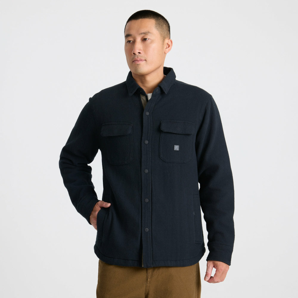 Roark Backwoods Overshirt Jacket in Black - Men