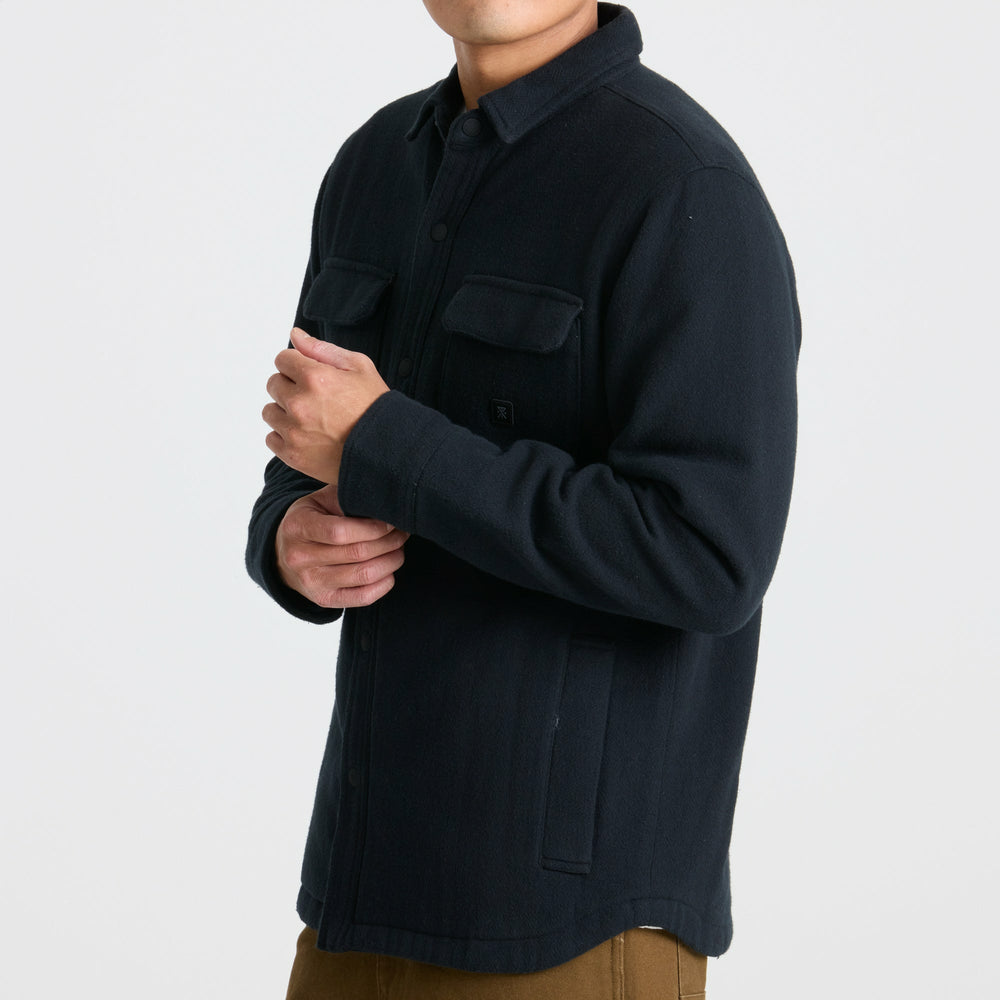 Roark Backwoods Overshirt Jacket in Black - Men