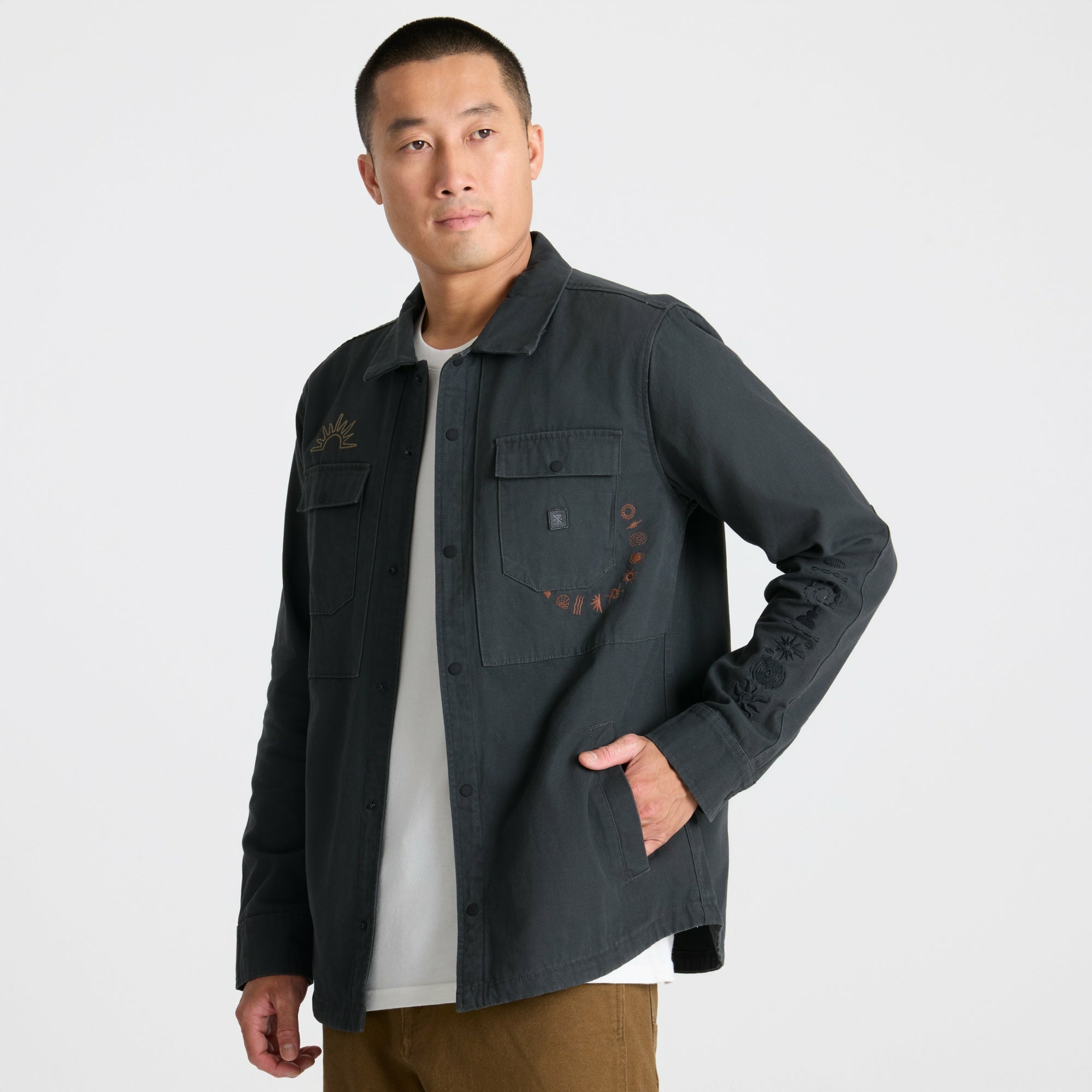Roark Hebrides Unlined Jacket in Onyx - Men