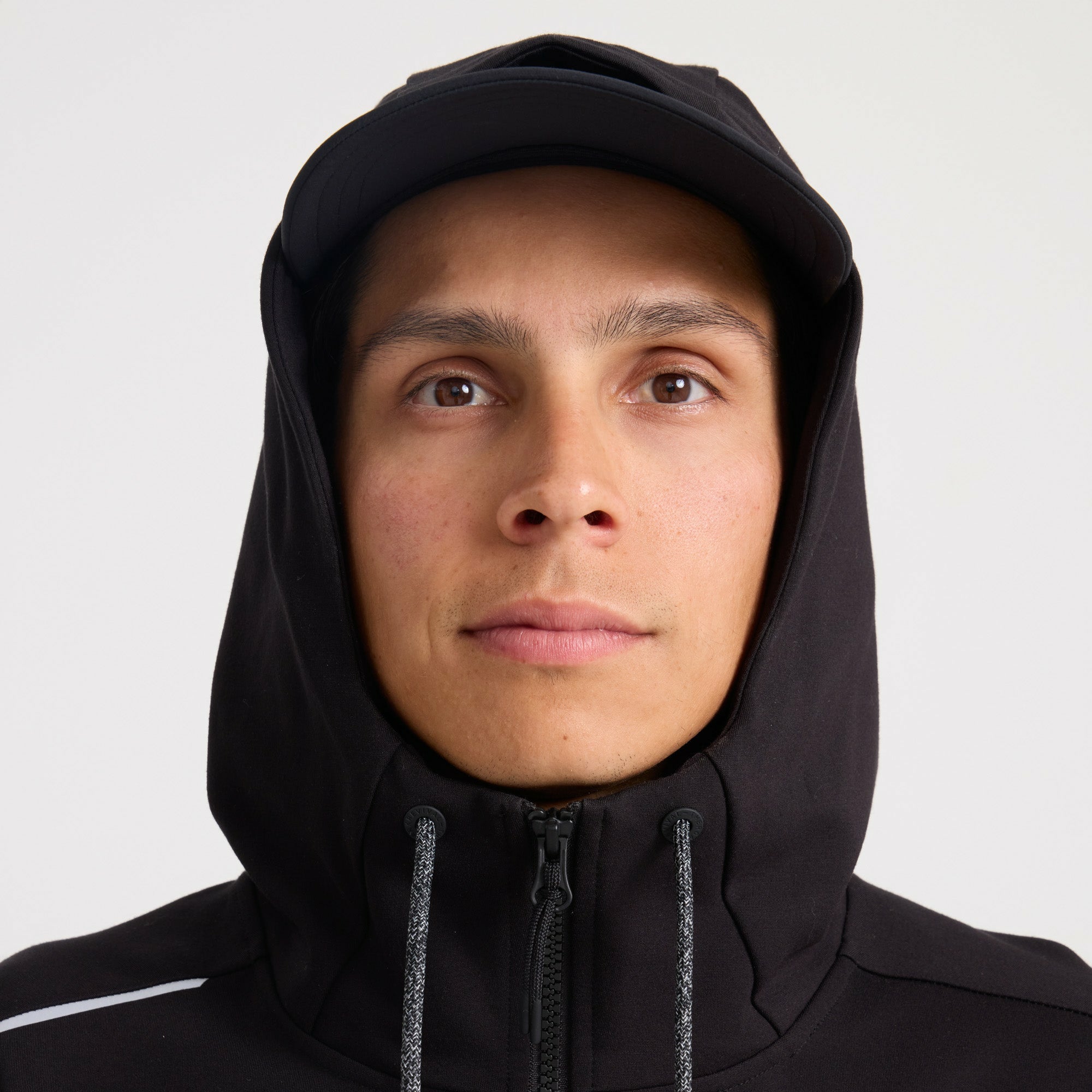 Roark El Morro Zip Fleece 2.0 Hoodie in Black - Men|Run / Active
