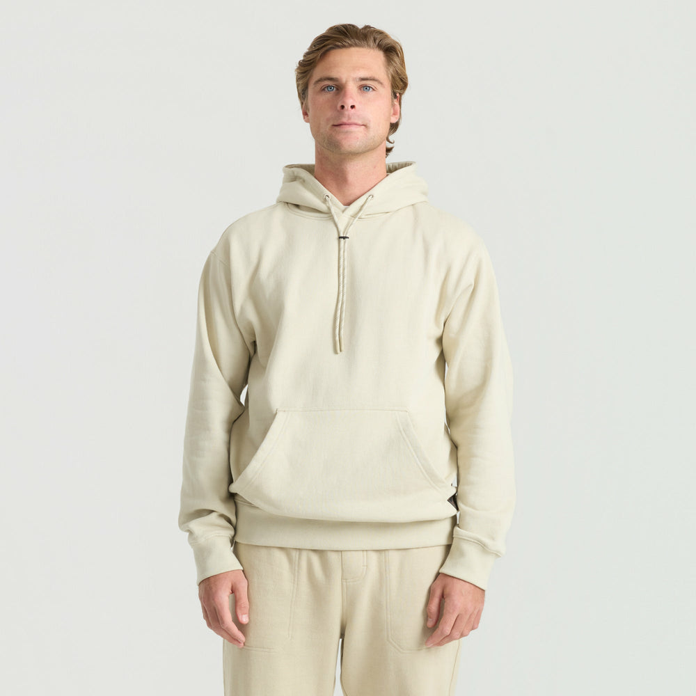 Roark Bolo Fleece Hoodie in Fossil - Men