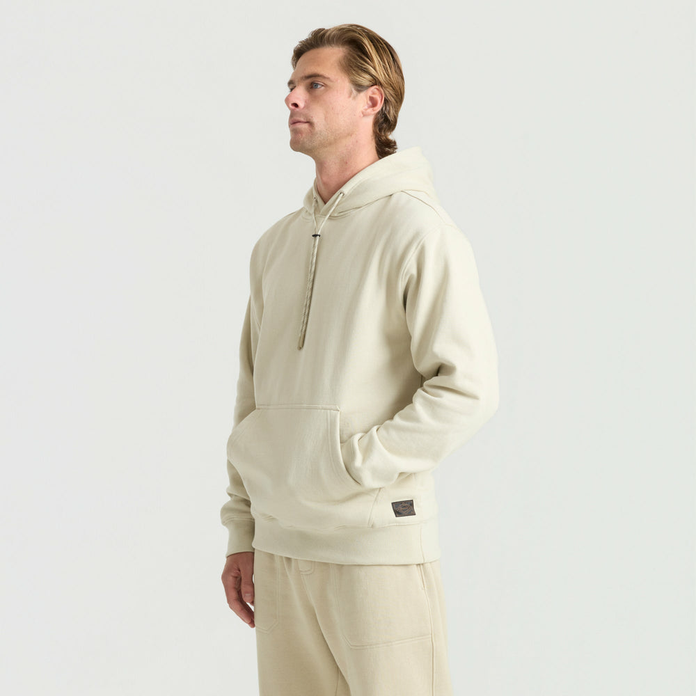 Roark Bolo Fleece Hoodie in Fossil - Men