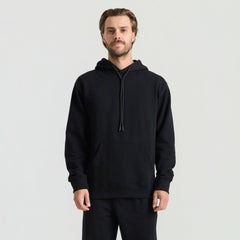 Roark Bolo Fleece Hoodie in Black - Men