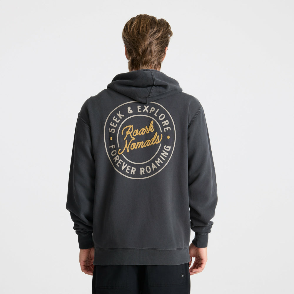 Roark Nomads Badge Fleece in Onyx - Men