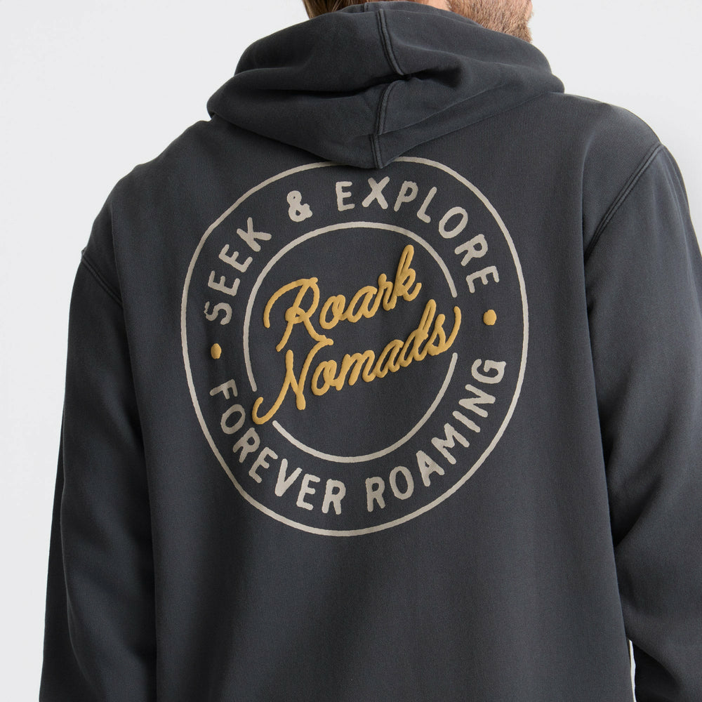 Roark Nomads Badge Fleece in Onyx - Men